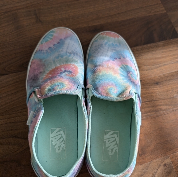 Womens Tye Dye Vans - Picture 2 of 2